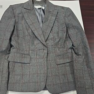 Tahari Gray Plaid Women's Blazer